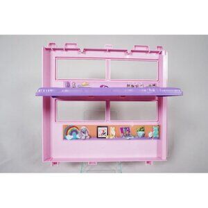 2021 Barbie Dream House Replacement Pink Bedroom Wall GRG93 with Purple Bed